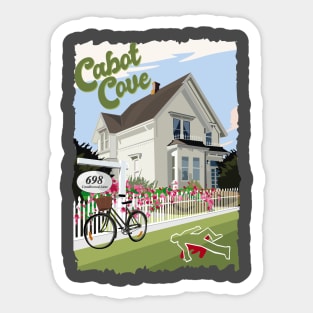 Jessica's House, Cabot Cove Sticker